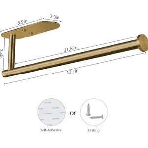 Gold Kitchen Towel Holder